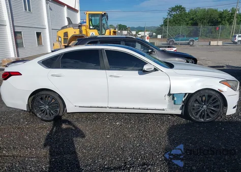 2015 Hyundai Genesis 5.0 из США, поврежденный, VIN KMHGN4JF1FU091836